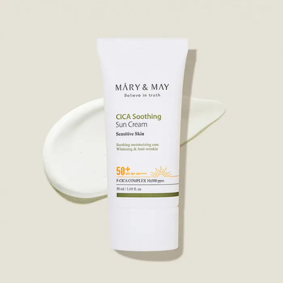 MARY & MAY CICA Soothing Sun Cream SPF 50+ PA++++ 50ml