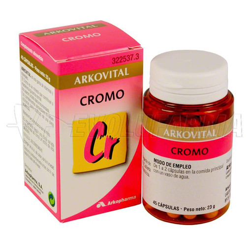 Arkovital cromo. envase de 50 cápsulas