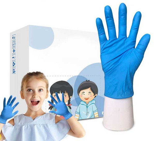 Guantes de nitrilo para niños T.XS