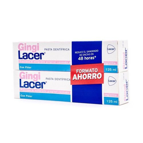 Gingilacer  Duplo pasta dentífrica 125ml + 125ml