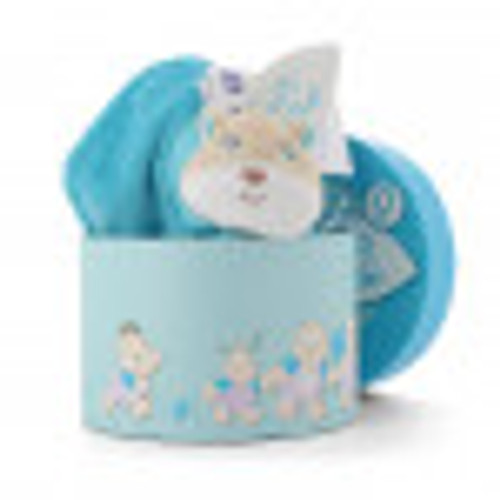 Chicco Soft Cuddles mantita + sujeta chupete Azul