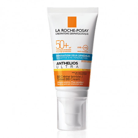Anthelios crema ultra con color SPF50+ protector solar rostro piel sensible
