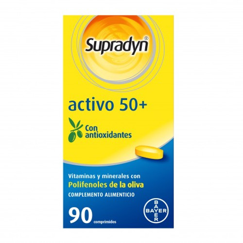 Supradyn activo 50+ antioxidantes 90 comprimidos