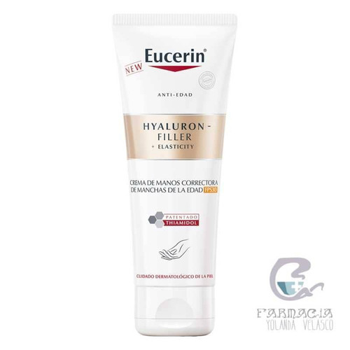 Eucerin hyaluron filler + elasticity crema de manos 1 tubo