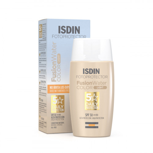 Isdin fotoprotector fusión water color light SPF 50+ 50 mL