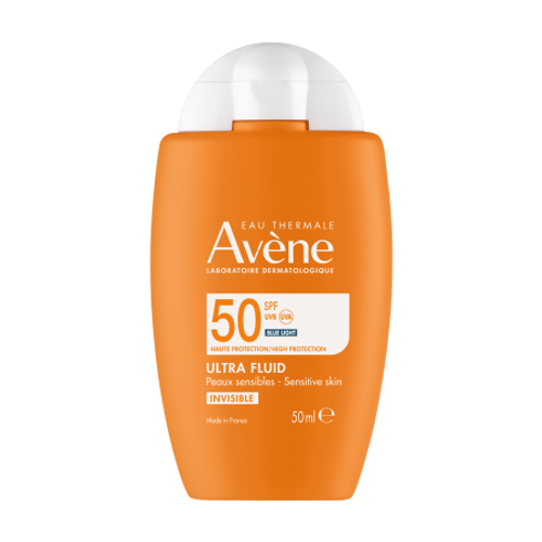AVENE Protección solar - Pieles sensibles Ultra Fluido Invisible SP50+ 50ml
