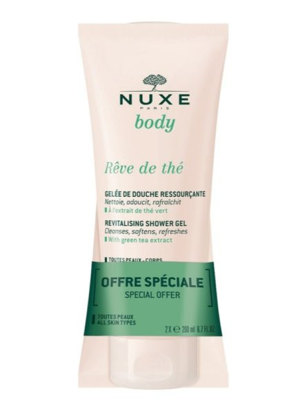NUXE Body Reve de The Duplo Gel de Ducha Revitalizante 2x200 ml