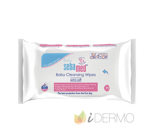 Baby sebamed toallitas limpiadoras 3 unidades