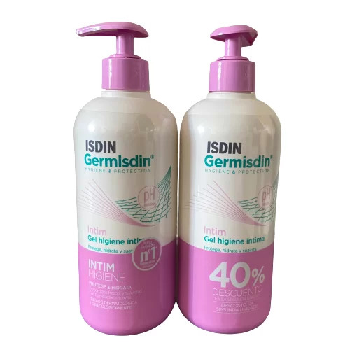 Isdin germisdin duplo higiene íntima 500 mL 40% 2ª