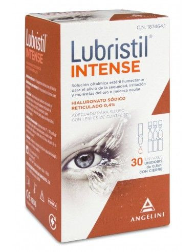 Lubristil intense gel 30 unidosis