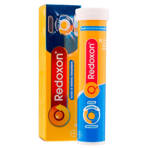Redoxon doble aCCión sabor naranja 15 comprimidos