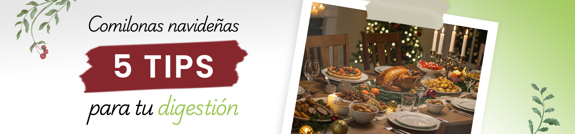 5 tips para cuidar tu digestión en estas fiestas