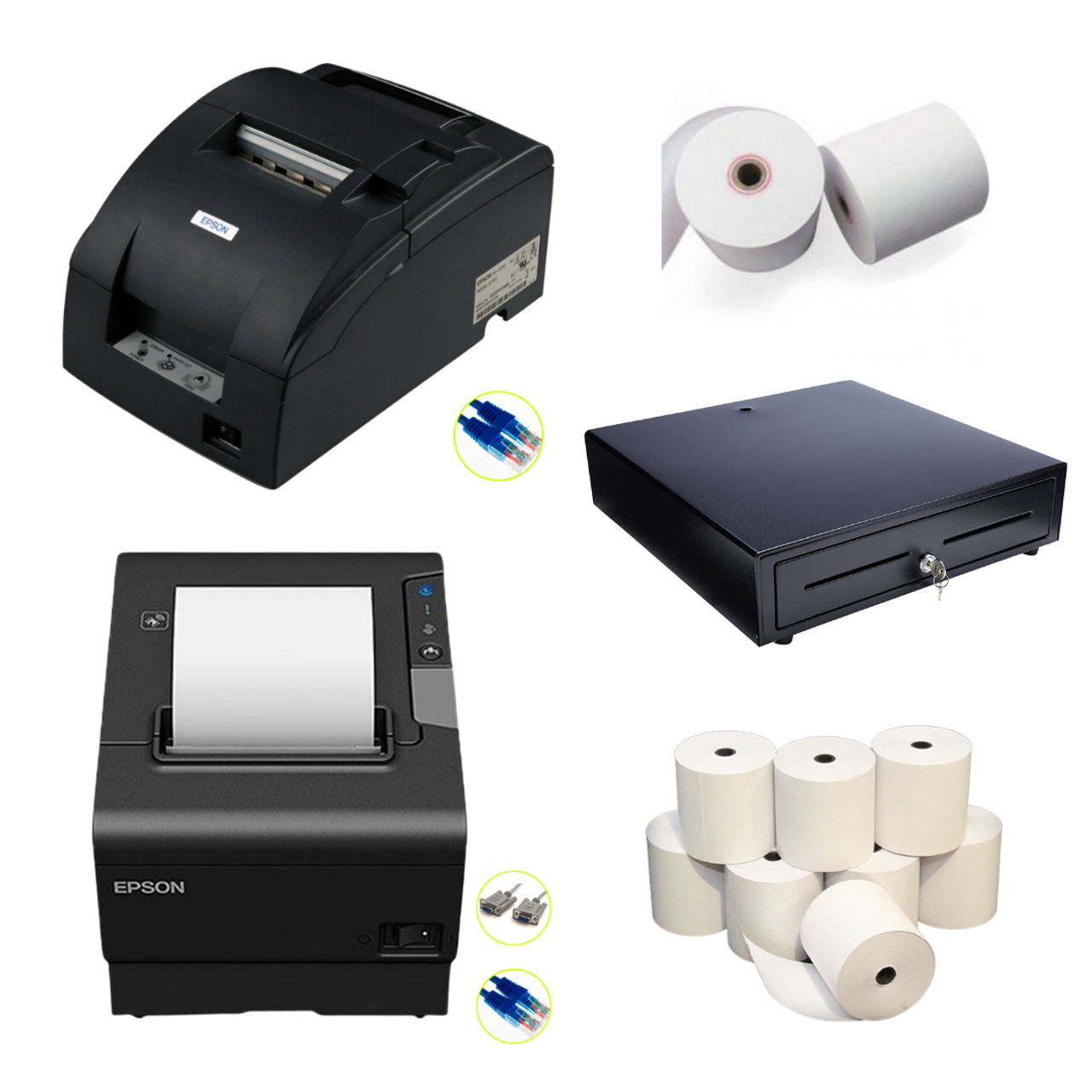 Epson OmniLink TM-T88VI High-Speed Receipt Printer - Multi