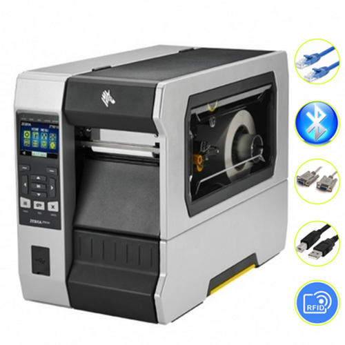 Zebra ZT610 IND 600DPI THERMAL TRANSFER Bluetooth, Ethernet, Serial, USB Interface RFID Zebra ZT610 IND 600DPI THERMAL TRANSFER Bluetooth, Ethernet, Serial, USB Interface RFID