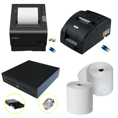 Kounta Complete Hospitality Bundle - Epson TMT88VI-I TMI Intelligent Printer, Epson TMU220B Kitchen Printer, Cash Drawer,Plain Paper Rolls (for Kitchen Printer) and A Box of 24 80x80 Thermal Rolls Kounta Complete Hospitality Bundle - Epson TMT88VI-I TMI Intelligent Printer, Epson TMU220B Kitchen Printer, Cash Drawer,Plain Paper Rolls (for Kitchen Printer) and A Box of 24 80x80 Thermal Rolls