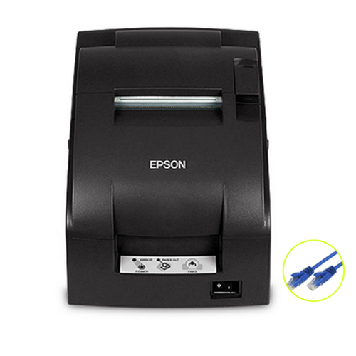 Epson Tm U220b Impactdot Matrix Receipt Printer With Ethernet Interface And Auto Cutter 6002