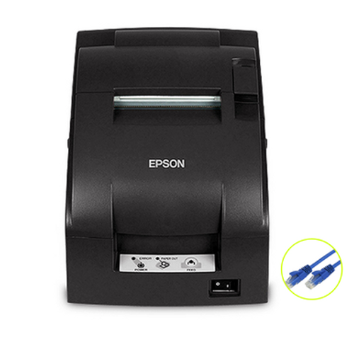 Epson TM-U220B Dot Matrix kitchen Printer Ethernet Autocut Black