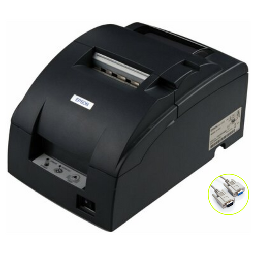 Epson TM-U220B Receipt Printer Serial Auto-Cut Black