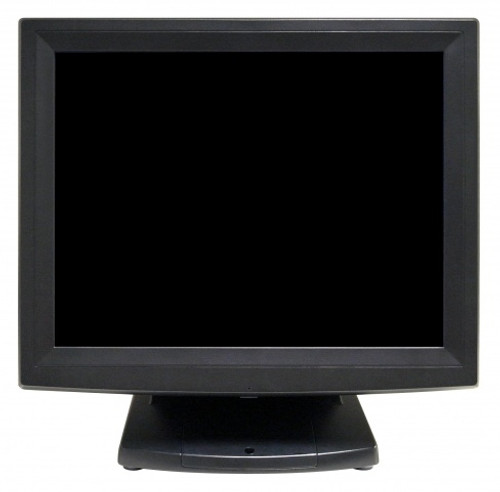 Front View of VPOS 135 Touch Monitor 15"  ELO LED USB PSU STD