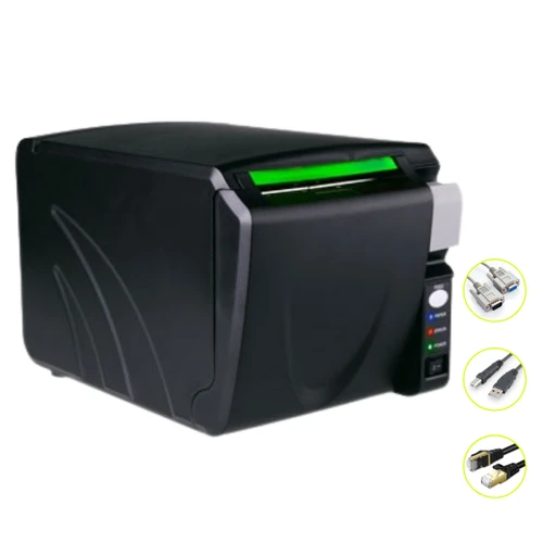 Element RW873 72mm thermal receipt printer, black, front view
