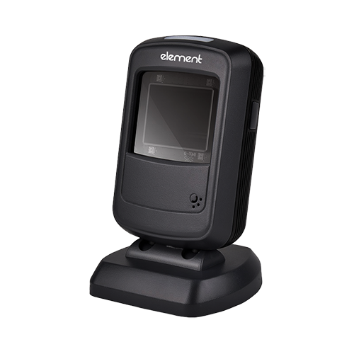 Element P220 2D Desktop Scanner, USB, Black