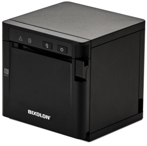 BIXOLON SRP-Q300 compact black cube direct thermal mPOS receipt printer with USB and Ethernet ports