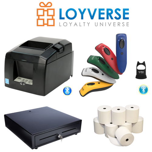 Star TSP654II Bluetooth Receipt Printer, Socket Bluetooth Barcode Scanner, Cash Drawer & Paper Rolls Star TSP654II Bluetooth Receipt Printer, Socket Bluetooth Barcode Scanner, Cash Drawer & Paper Rolls