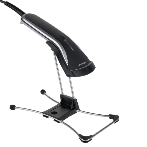 OPTICON L-22X 2D Imager Barcode Scanner Black with Stand USB