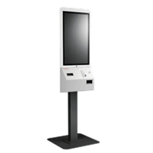 Front angled view of POSIFLEX TK-3250 Kiosk with 8GB DDR4 & 128 GB SSD