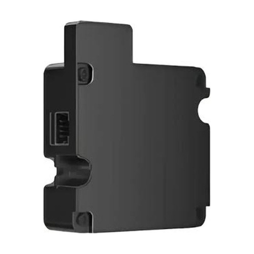 SUNMI FLEX 3 Power over Ethernet module in black, a small rear-mounted unit with an RJ45 port