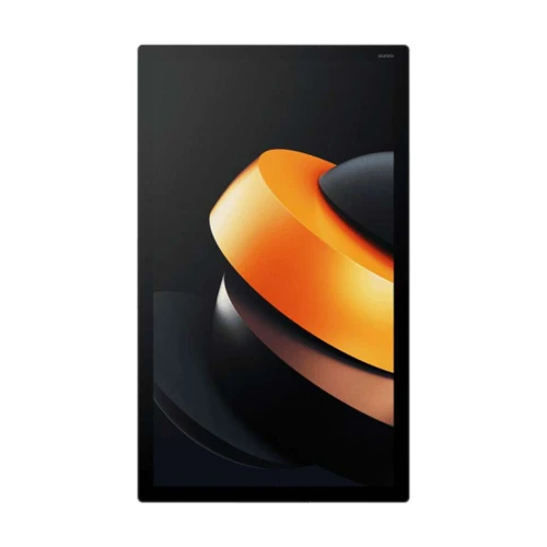 SUNMI FLEX 3 22 inch kitchen video display in black, a slim aluminium Android touch screen for back of house use