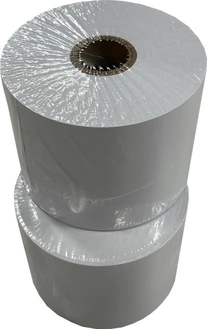 80mm x 82m full-cover removable linerless thermal receipt rolls