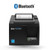 Star TSP143IIIBI Bluetooth thermal receipt printer with printed receipt and Bluetooth logo above