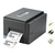 TSC TE210 4-inch thermal label printer with sample barcode labels and USB, RS-232 and Ethernet connectivity