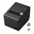 Epson TM-T82III black thermal receipt printer with parallel and USB ports, shown from angled top view