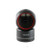 Front view of Honeywell Orbit HF6802D black 2D area-imaging USB barcode scanner