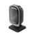 Element P881D 2D USB desktop barcode scanner, black, front view