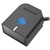 Element P42KS 2D USB fixed-mount barcode scanner, black, front view