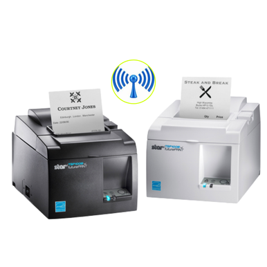 Star TSP143IIIW Wi-Fi thermal receipt printer in grey