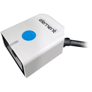 Element P42KS-SR fixed mount 2D USB barcode scanner with 30 cm pigtail, front view