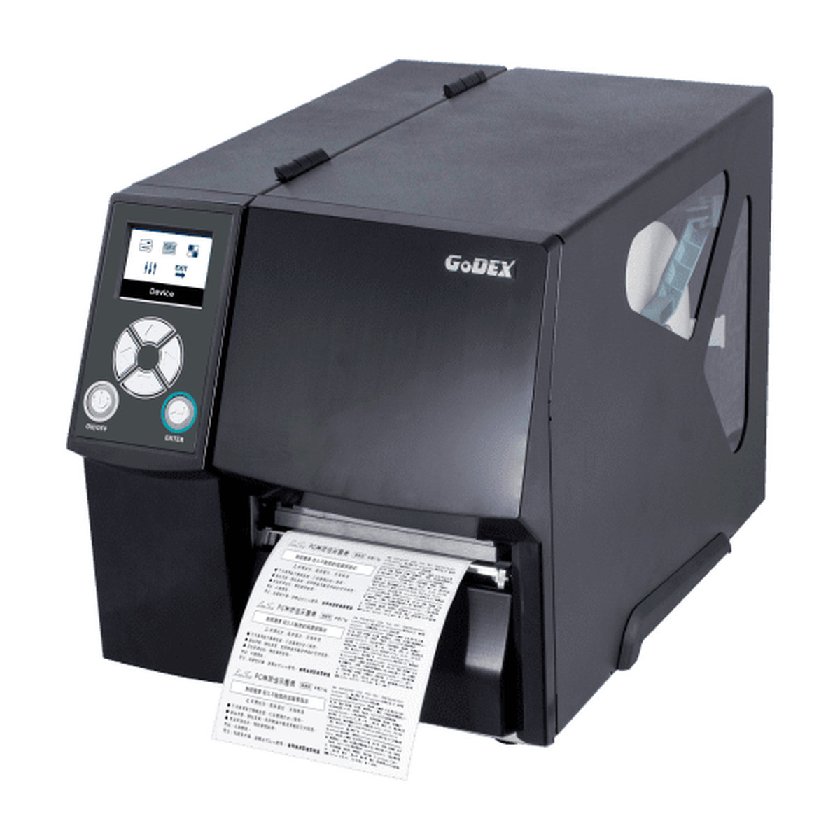 GoDEX ZX430i+ Light Compact Industrial label printer, view 1