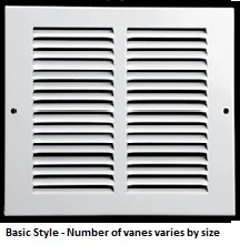 Stamped-Face Return Air Grilles