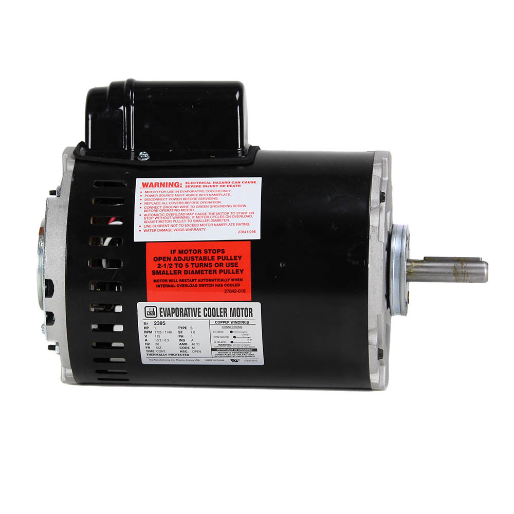1HP 2 Speed Evaporative Cooler Motor 115V 2395 - Indoor Comfort Supply