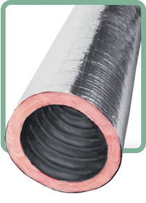 5 in. x 25 ft. Insulated Flexible HVAC Duct, R-6