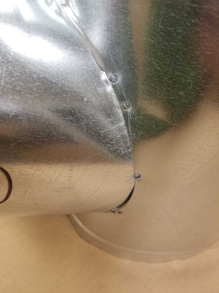 18 X 14 X 14 TEE WYE Duct Branch 45 Degree