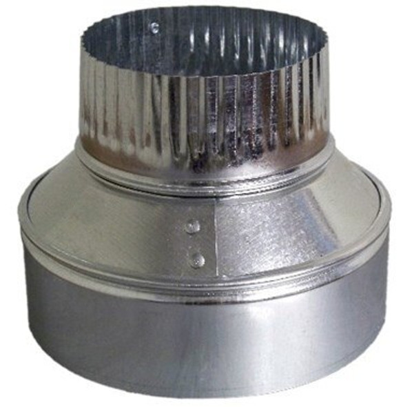7 X 6 Vent Pipe Reducer - HVAC Ductwork Sheet Metal