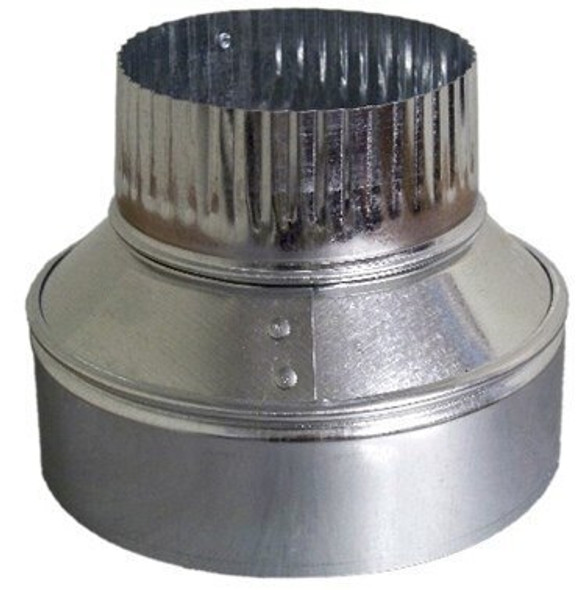 14 X 10 Vent Pipe Reducer - HVAC Ductwork Sheet Metal