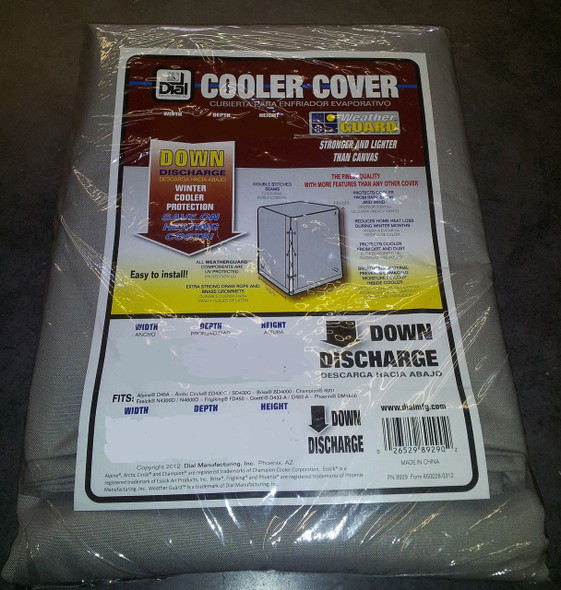 41 X 41 X 29 Swamp Cooler Cover Downdraft Polyester