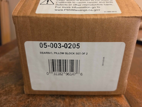 Cast Iron Bearings 2 pack 1-3/16" PMI Commercial HCP206-19