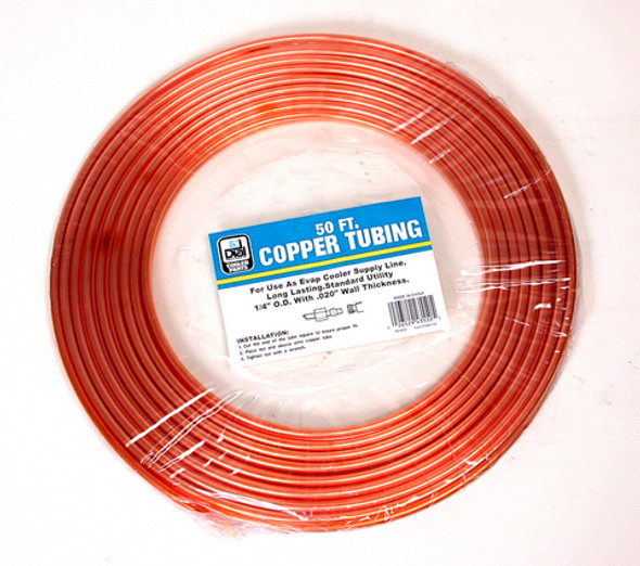 Copper Water Tubing Roll 50' x 1/4" 4355
